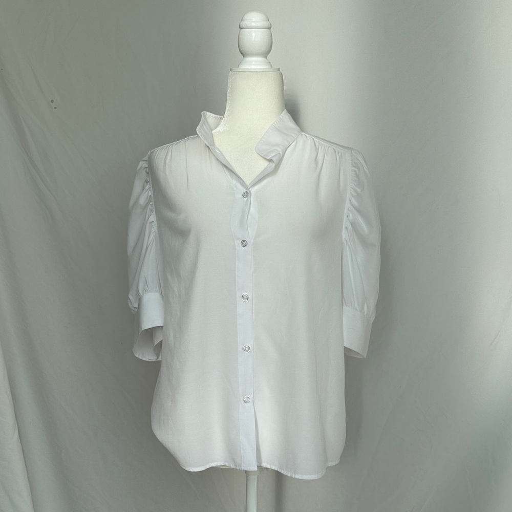 RACHEL Rachel Roy White Button Down Shirt